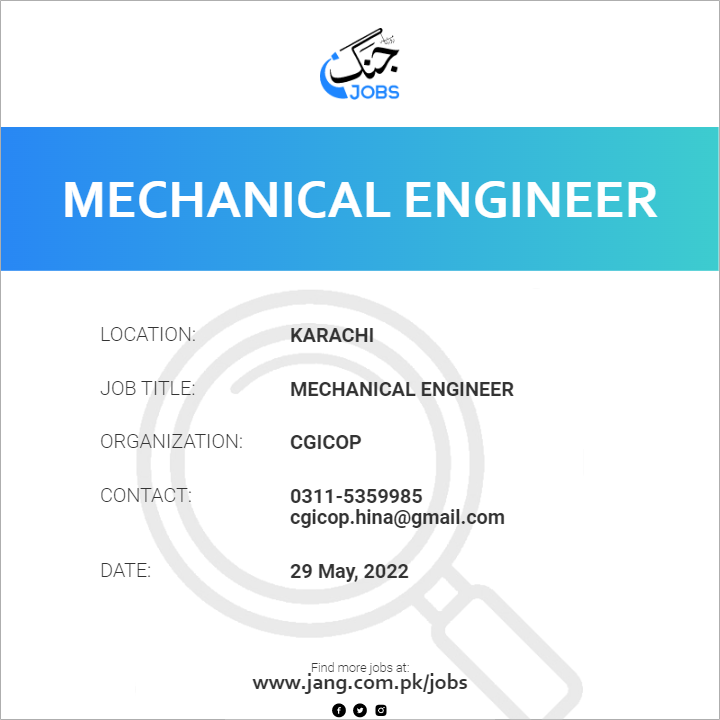 Mechanical Engineer