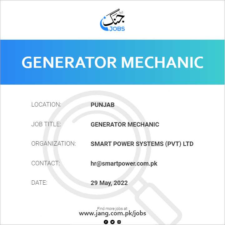 Generator Mechanic