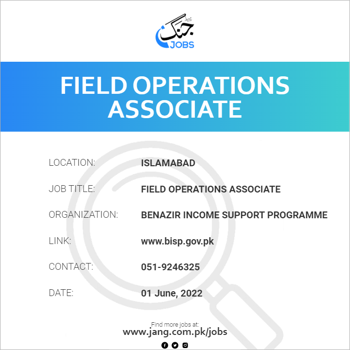 Field Operations Associate