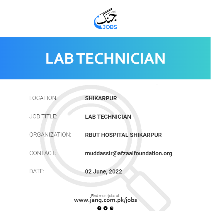 Lab Technician