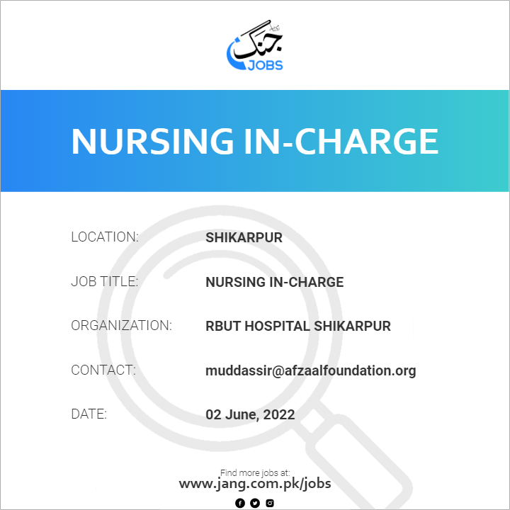 Nursing In-Charge