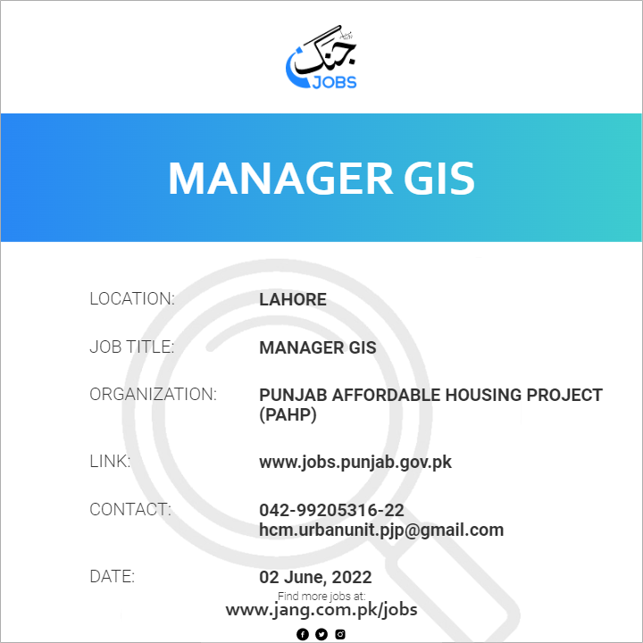 Manager GIS
