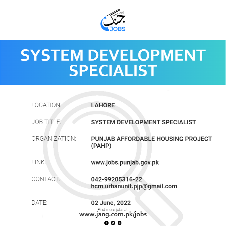 System Development Specialist