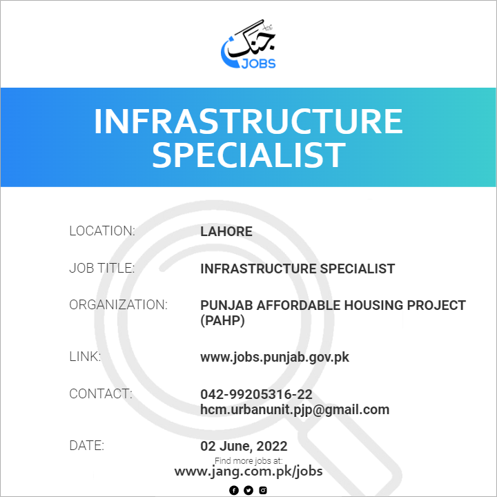 Infrastructure Specialist