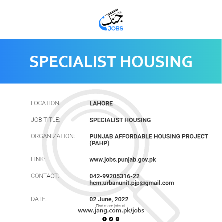 Specialist Housing