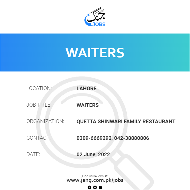 Waiters