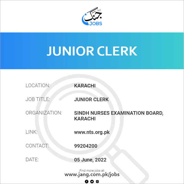 Junior Clerk