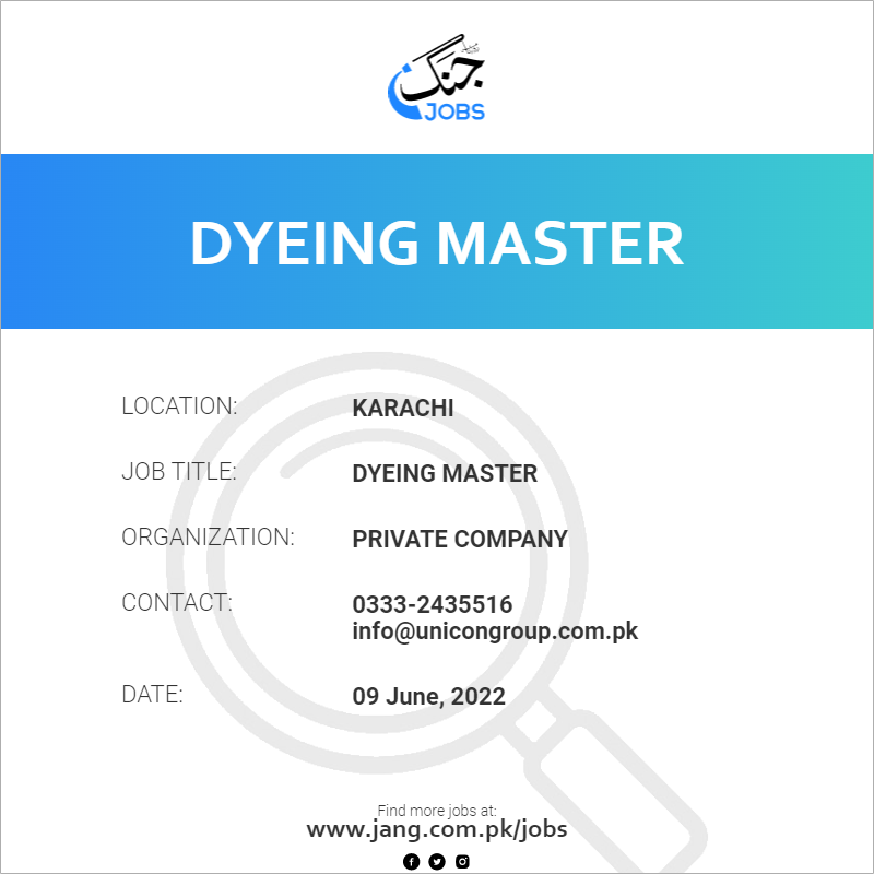 Dyeing Master