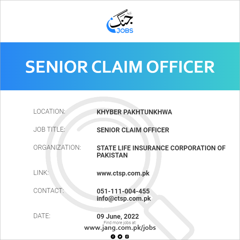 Senior Claim Officer