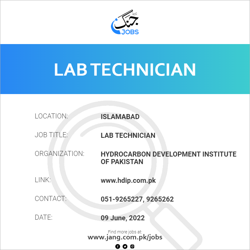 Lab Technician