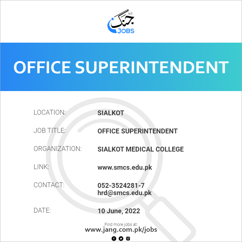 Office Superintendent