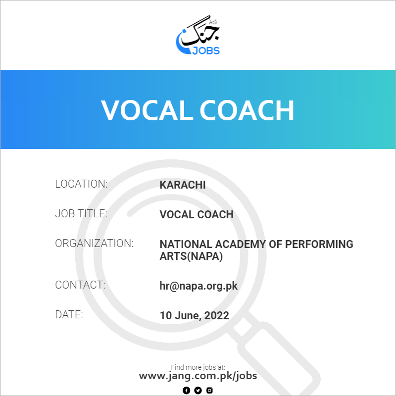 Vocal Coach