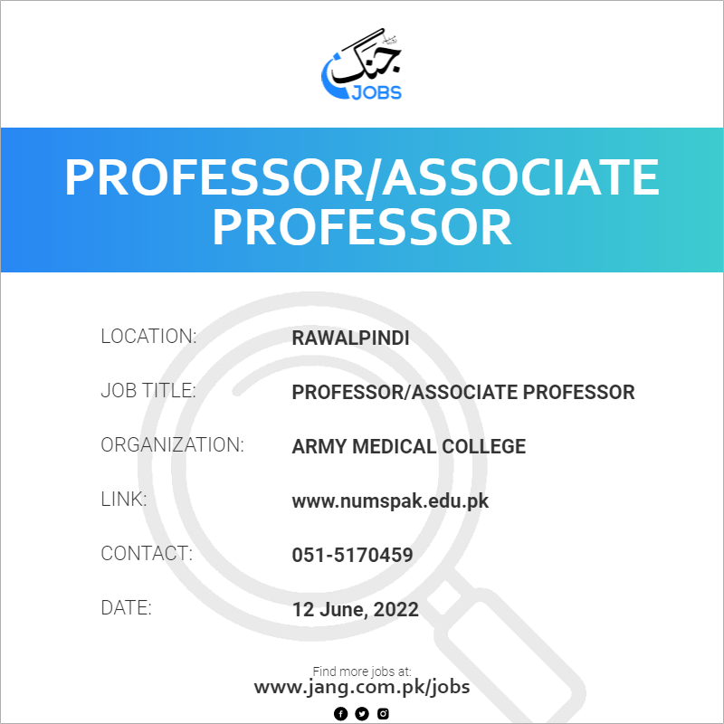 Professor/Associate Professor
