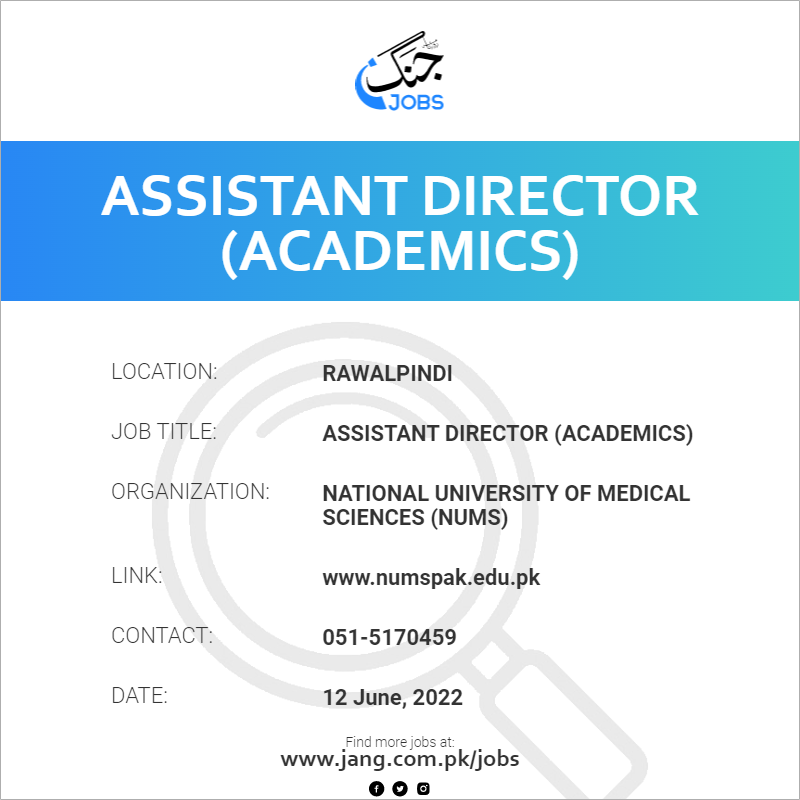 Assistant Director (Academics)