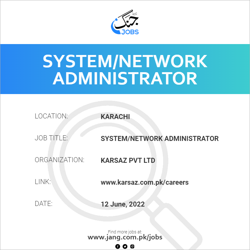 System/Network Administrator