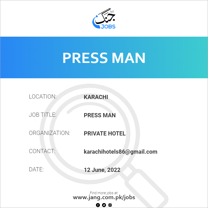 Press Man