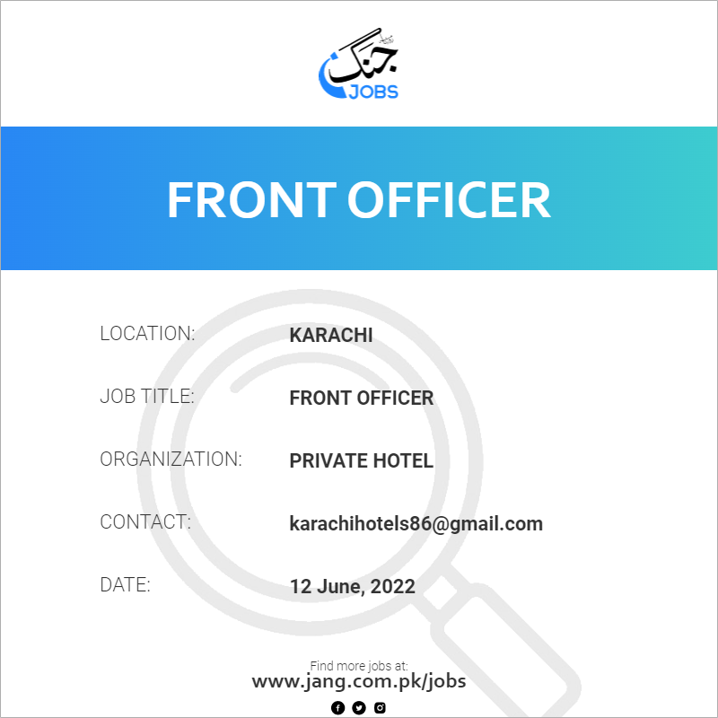 Front Officer