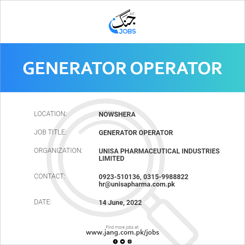 Generator Operator