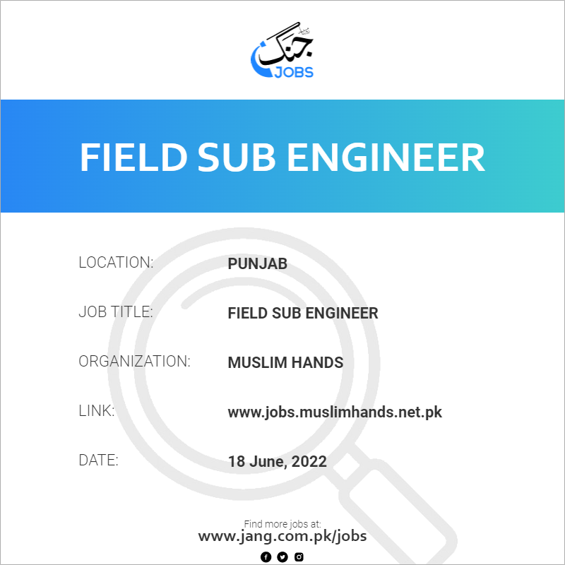 Field Sub Engineer