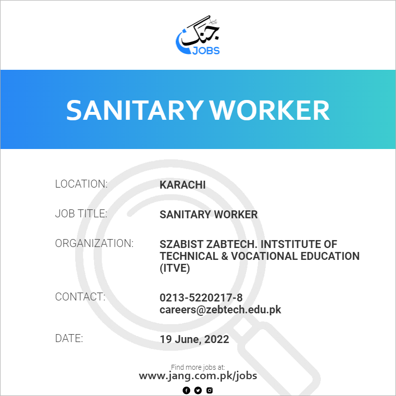 Sanitary Worker