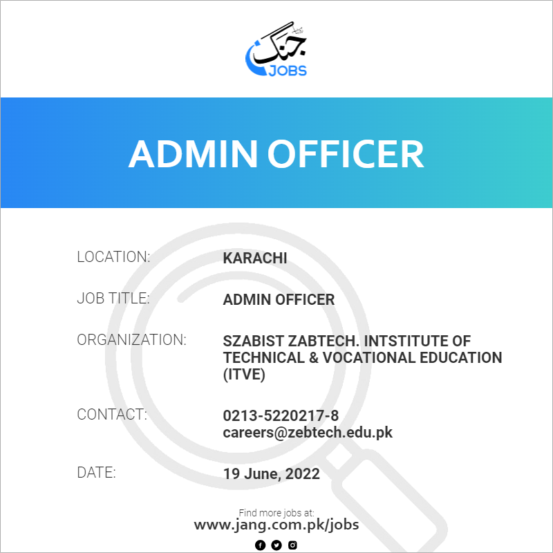 Admin Officer