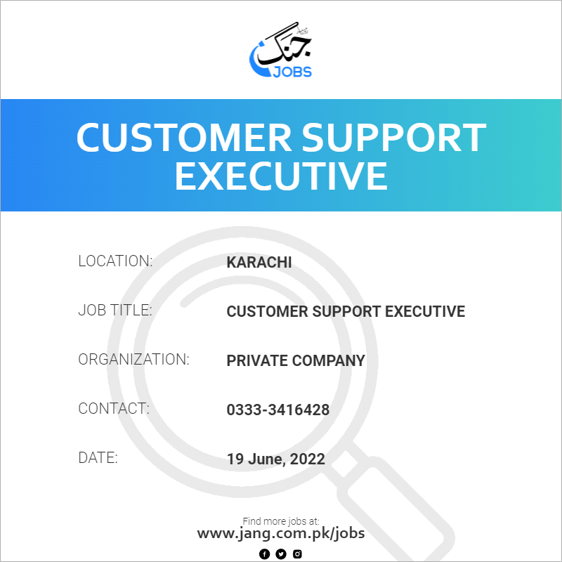 Customer Support Executive