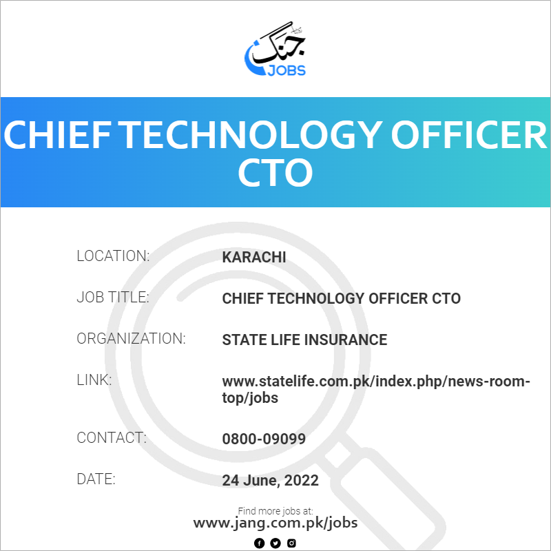 Chief Technology Officer CTO