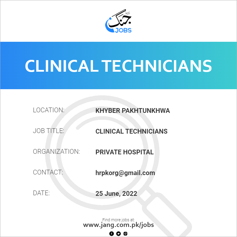 Clinical Technicians