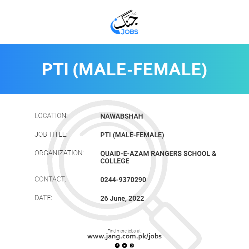 PTI (Male-Female)