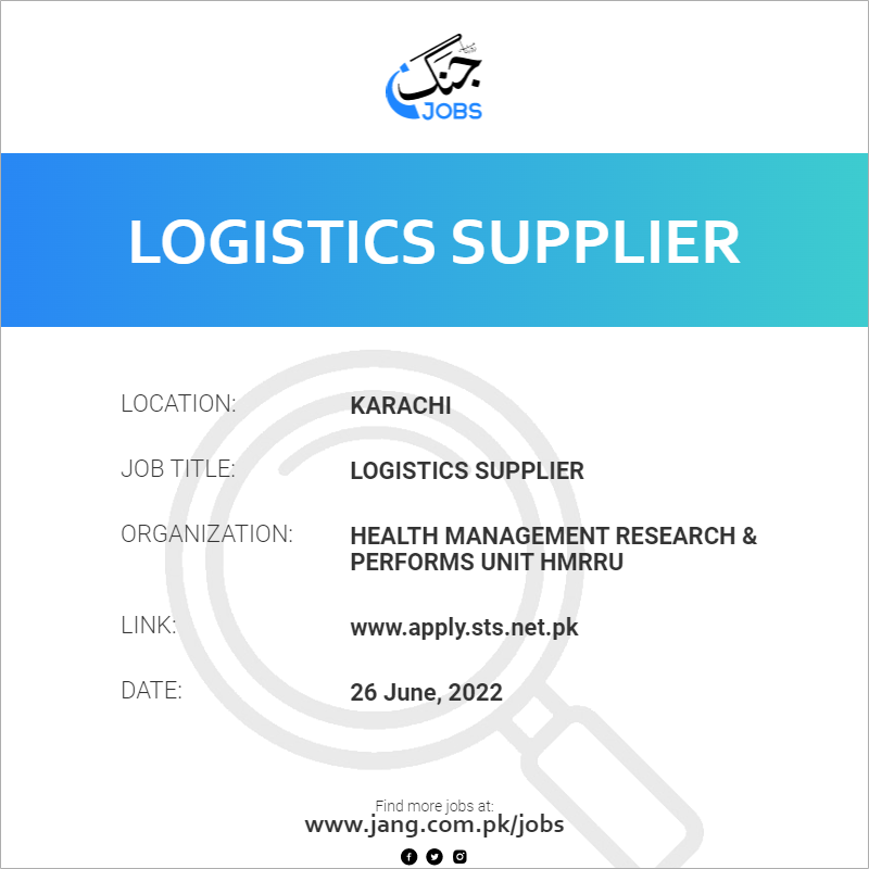 Logistics Supplier