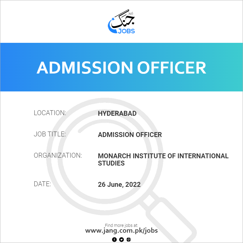 Admission Officer