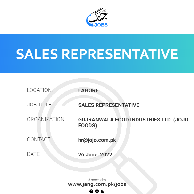 Sales Representative
