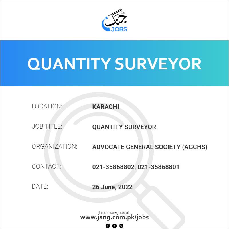 Quantity Surveyor