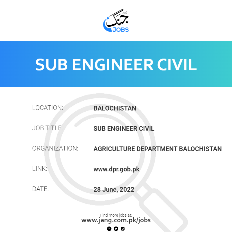 Sub Engineer Civil