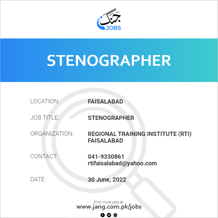 Stenographer
