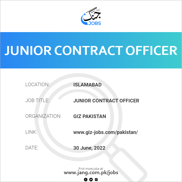 Junior Contract Officer
