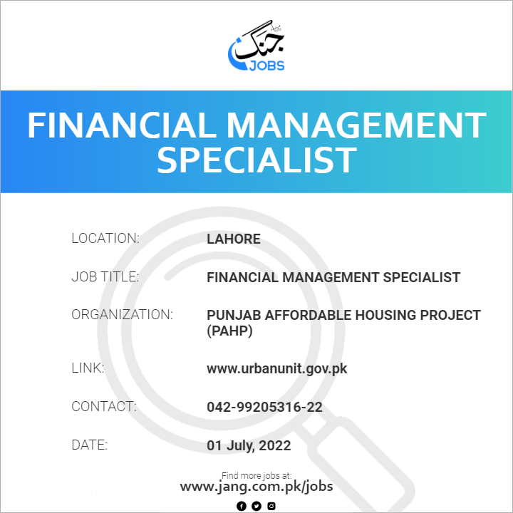 Financial Management Specialist