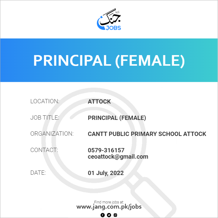 Principal (Female)