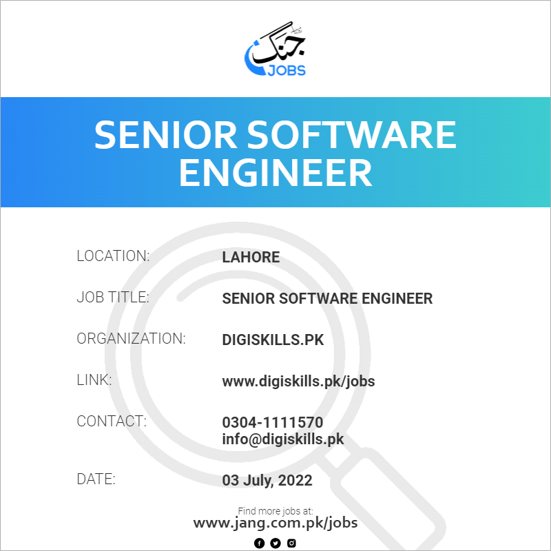 Senior Software Engineer