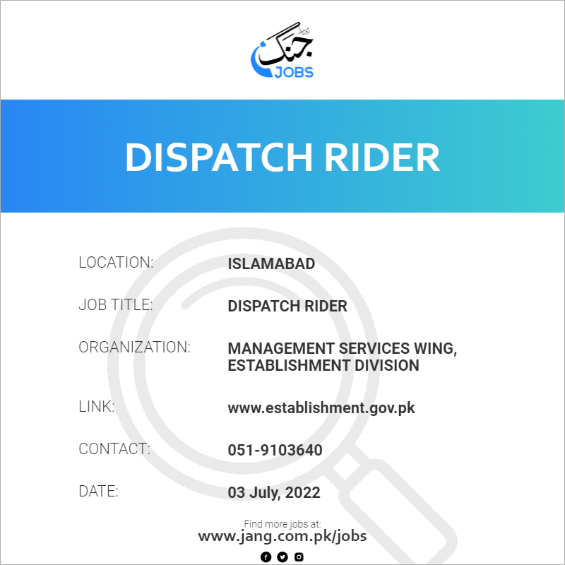 Dispatch Rider