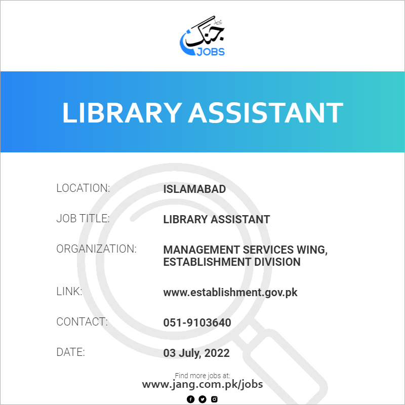 Library Assistant