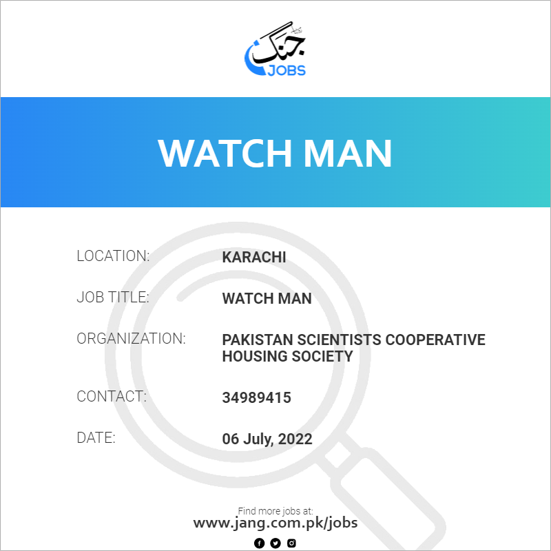 Watch Man