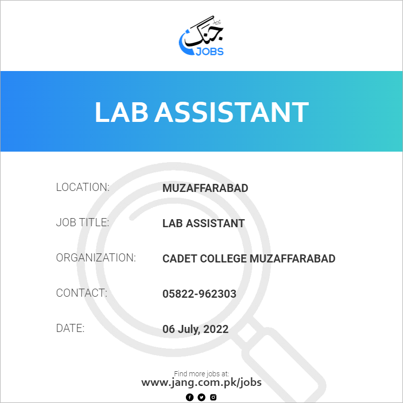 lab-assistant-job-cadet-college-muzaffarabad-jobs-in-muzaffarabad