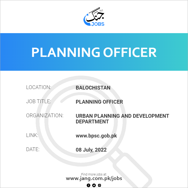 Planning Officer