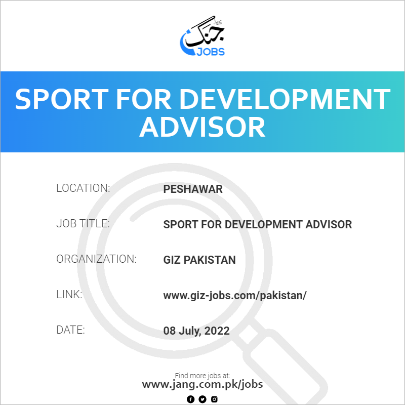 Sport For Development Advisor