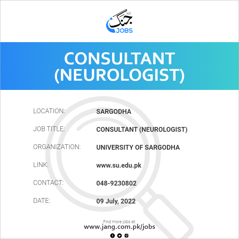 Consultant (Neurologist)