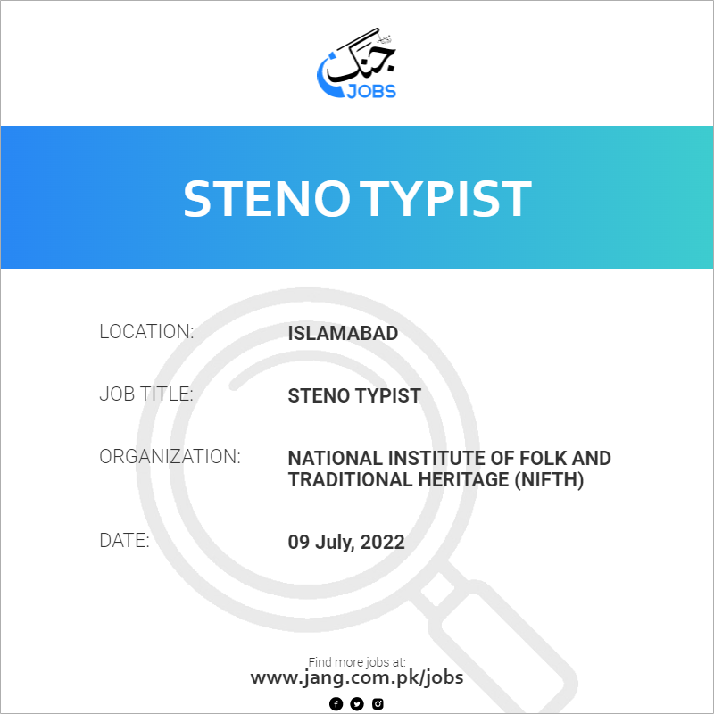 Steno Typist