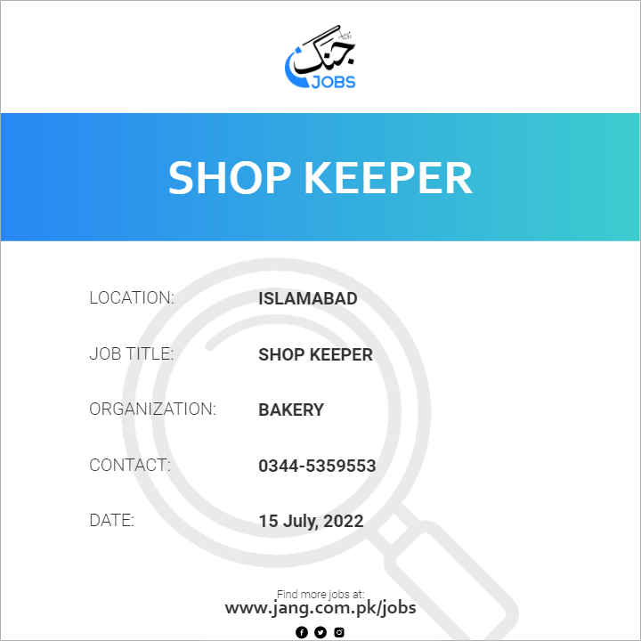 Shop Keeper