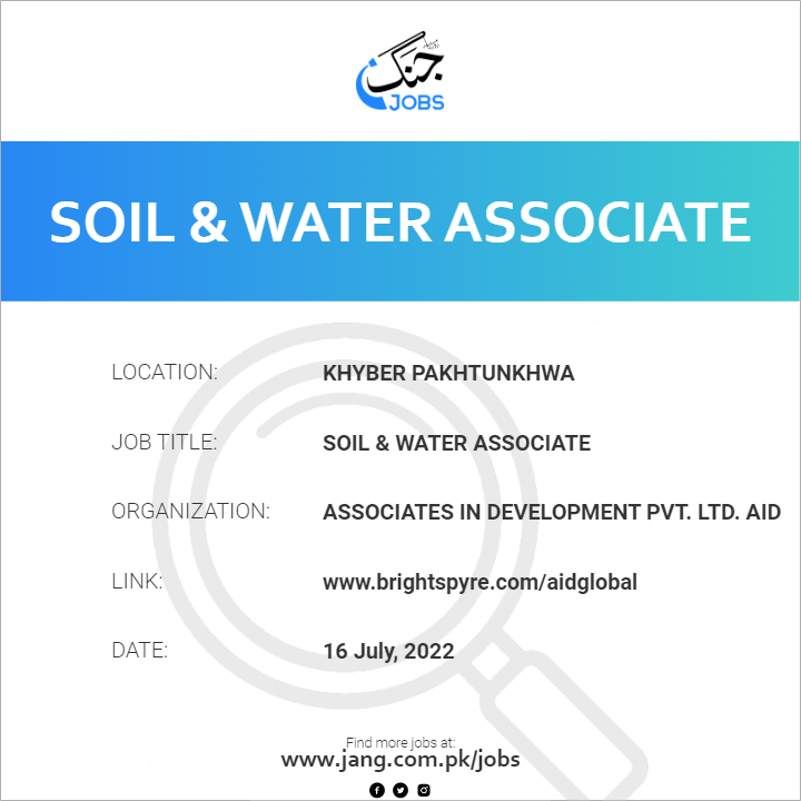 Soil & Water Associate