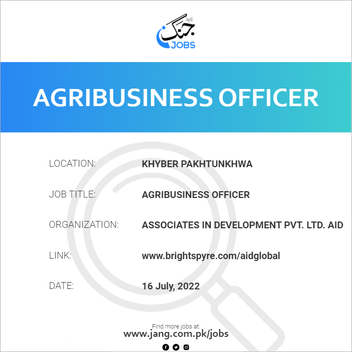 Agribusiness Officer